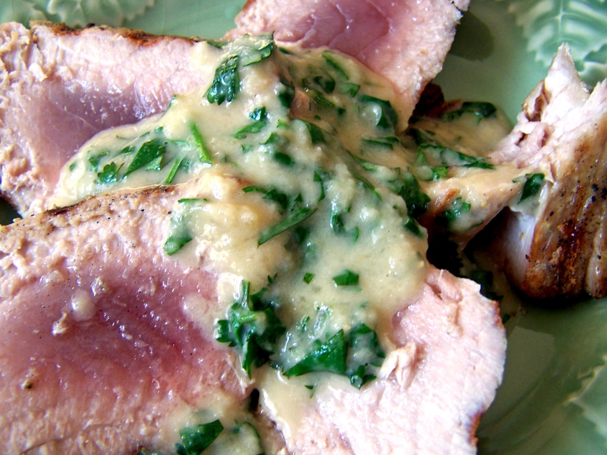 Seared Tuna in Wasabi Sauce Recipe
