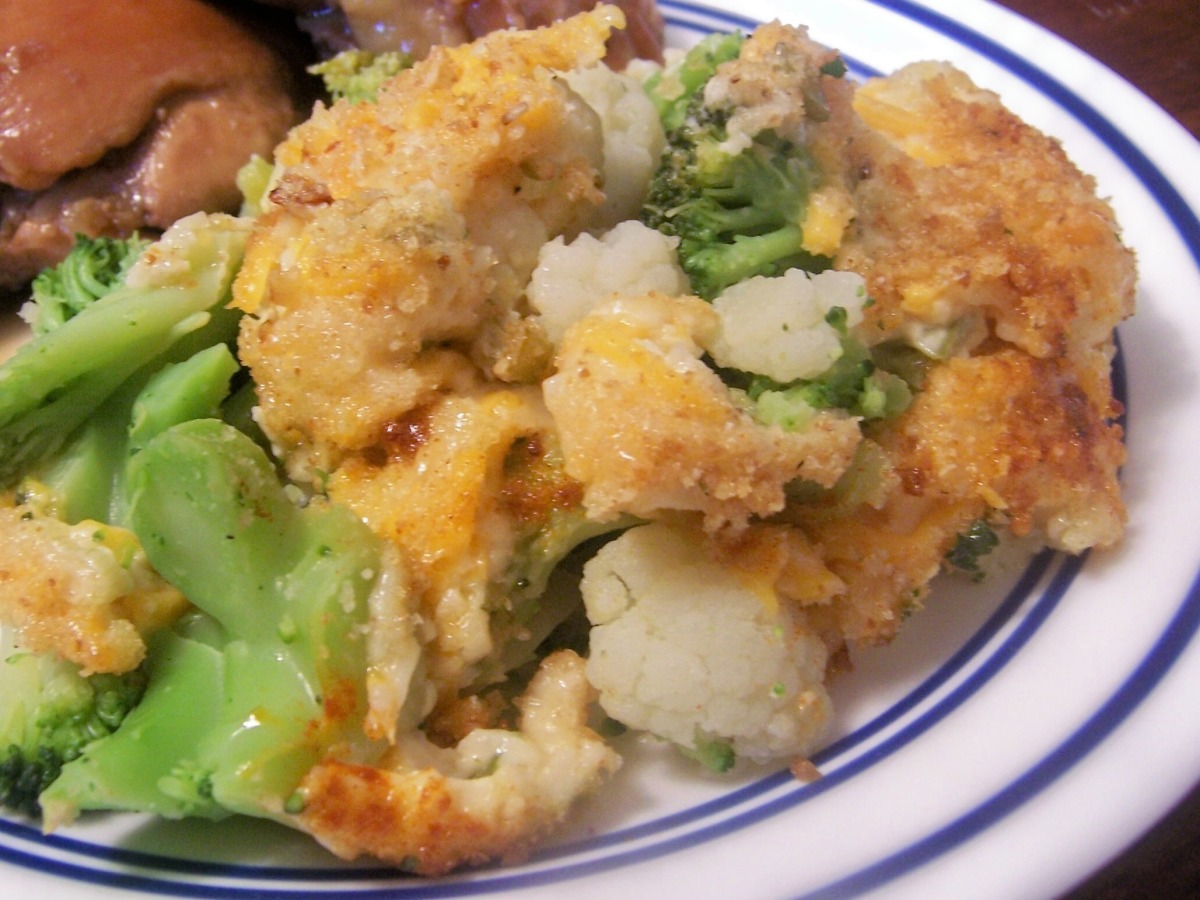 Broccoli and Cauliflower Gratin image