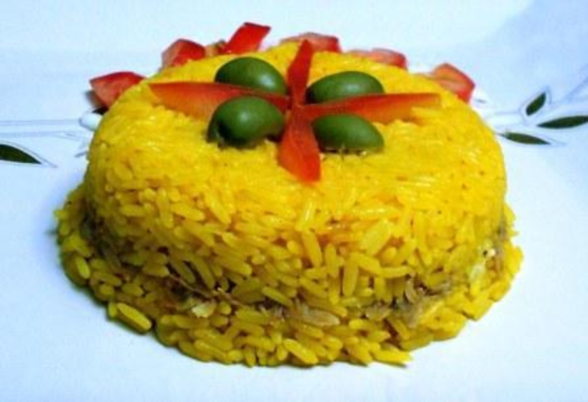Arroz Imperial Con Pollo - Imperial Rice With Chicken_image