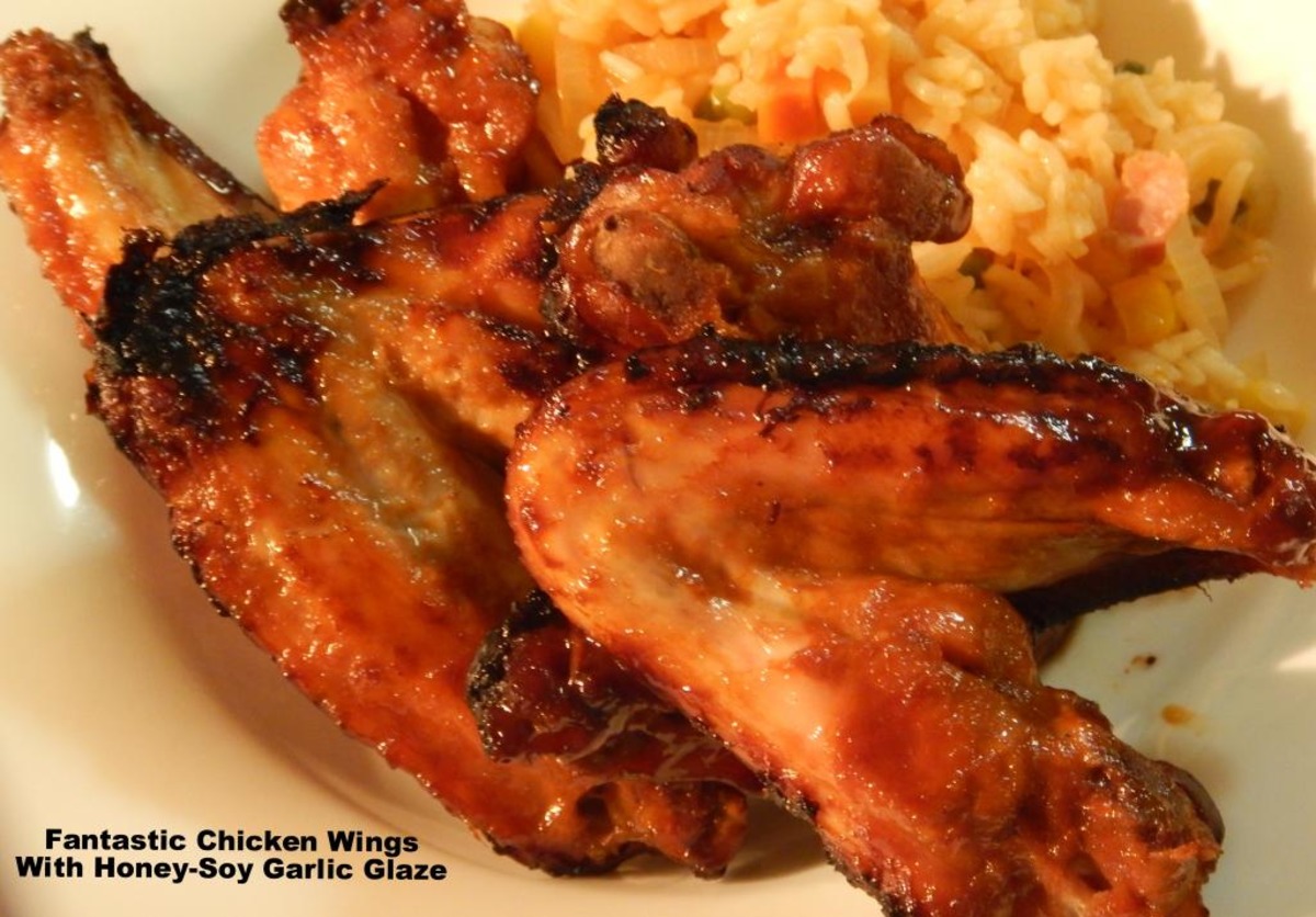 Fantastic Chicken Wings With Honey-Soy Garlic Glaze