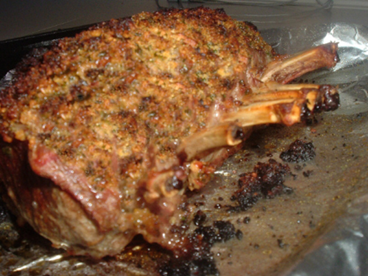 Jackie Kennedy Onasis' Roast Rack of Lamb image