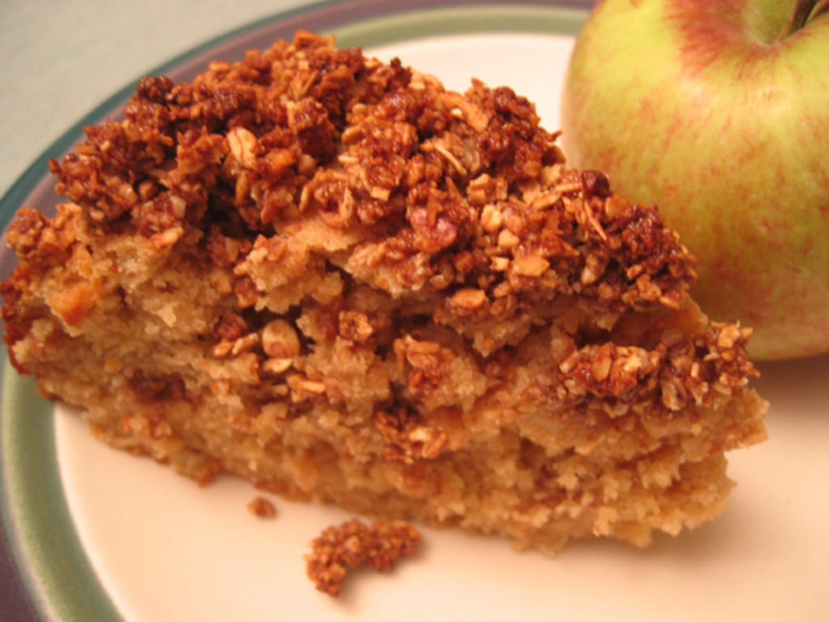 Oatmeal Honey Apple Cake (A Lighter Recipe) – My Recipe Reviews
