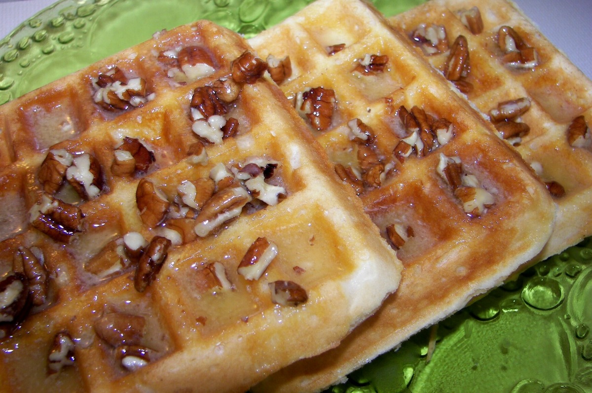 Country Waffles With Maple Pecan Butter