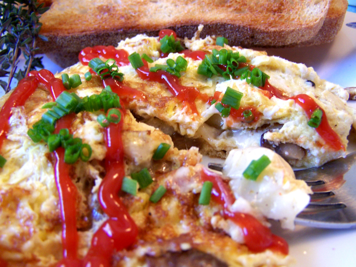 Mushroom Swiss Cheese Omelet Recipe