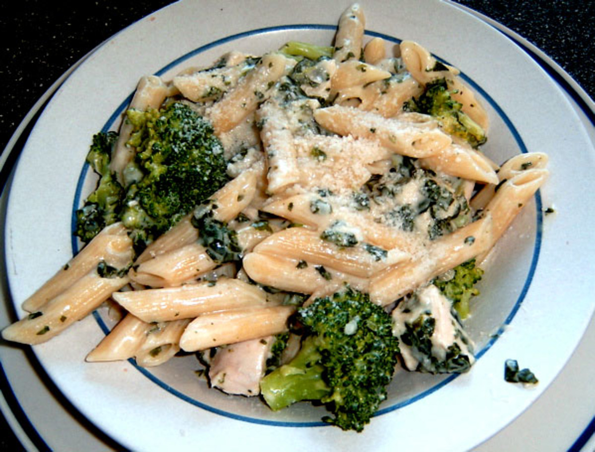Even Easier Chicken Broccoli or Spinach Alfredo image