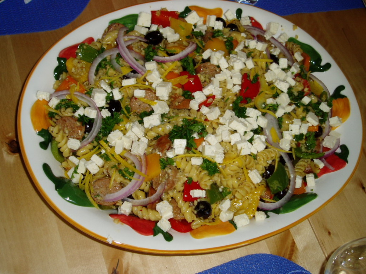 Greek Death by Garlic Pasta