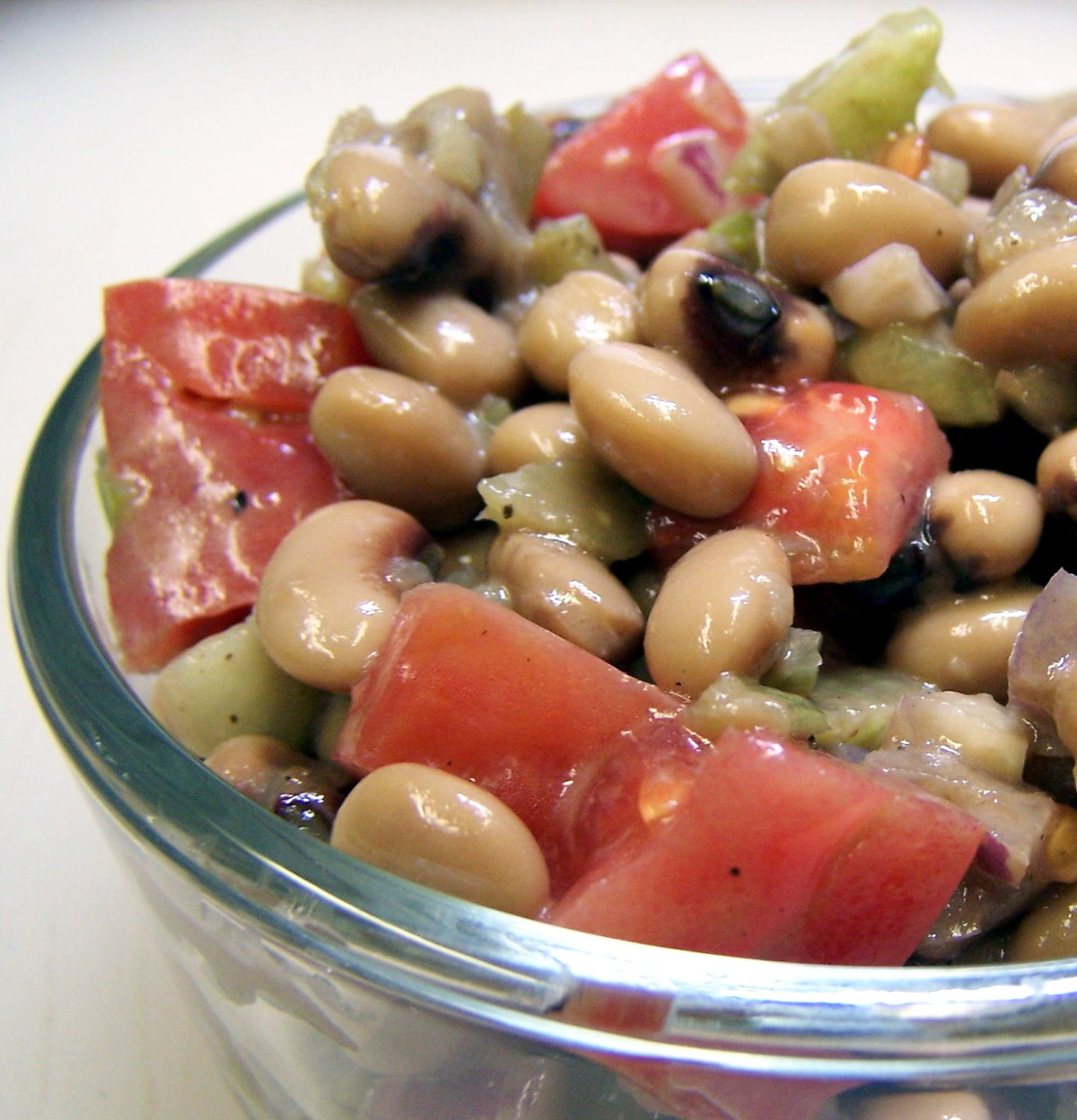 black eyed pea salad with italian dressing Black Eyed Pea Salad with Italian Dressing Running in a Skirt
