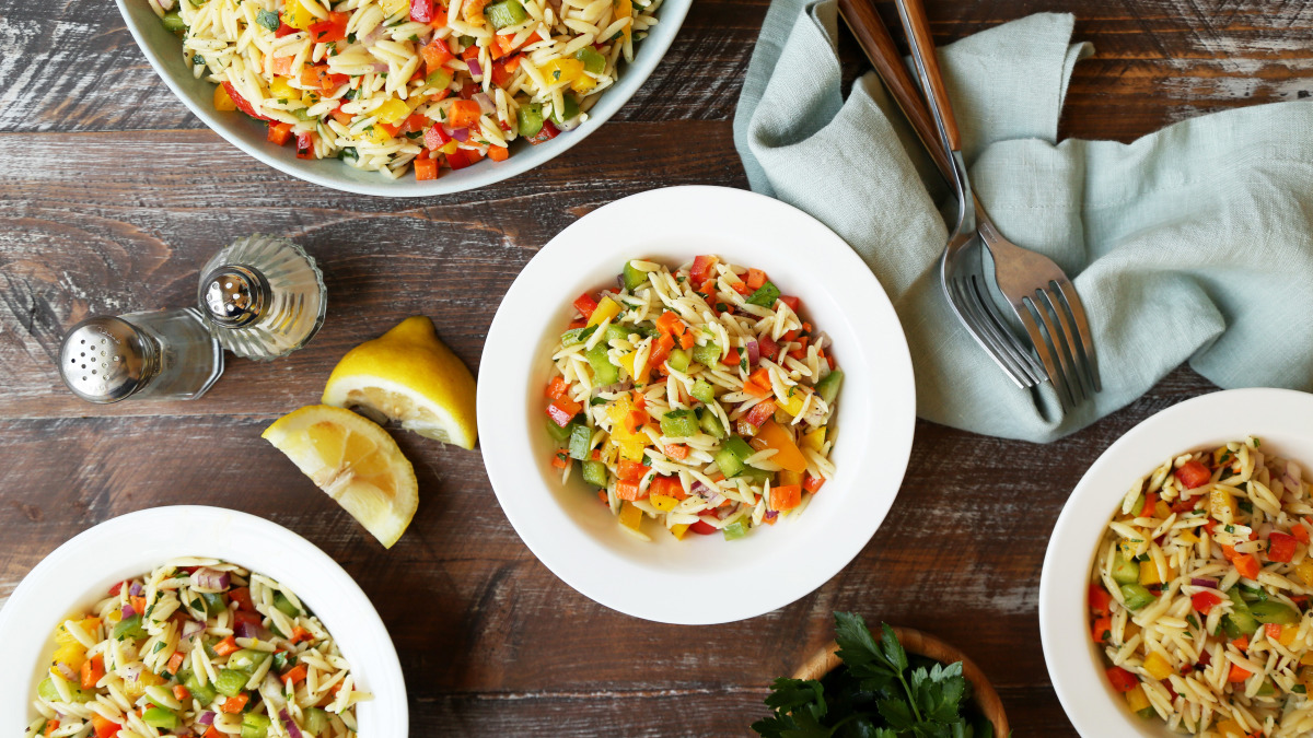 Confetti Orzo Salad-image