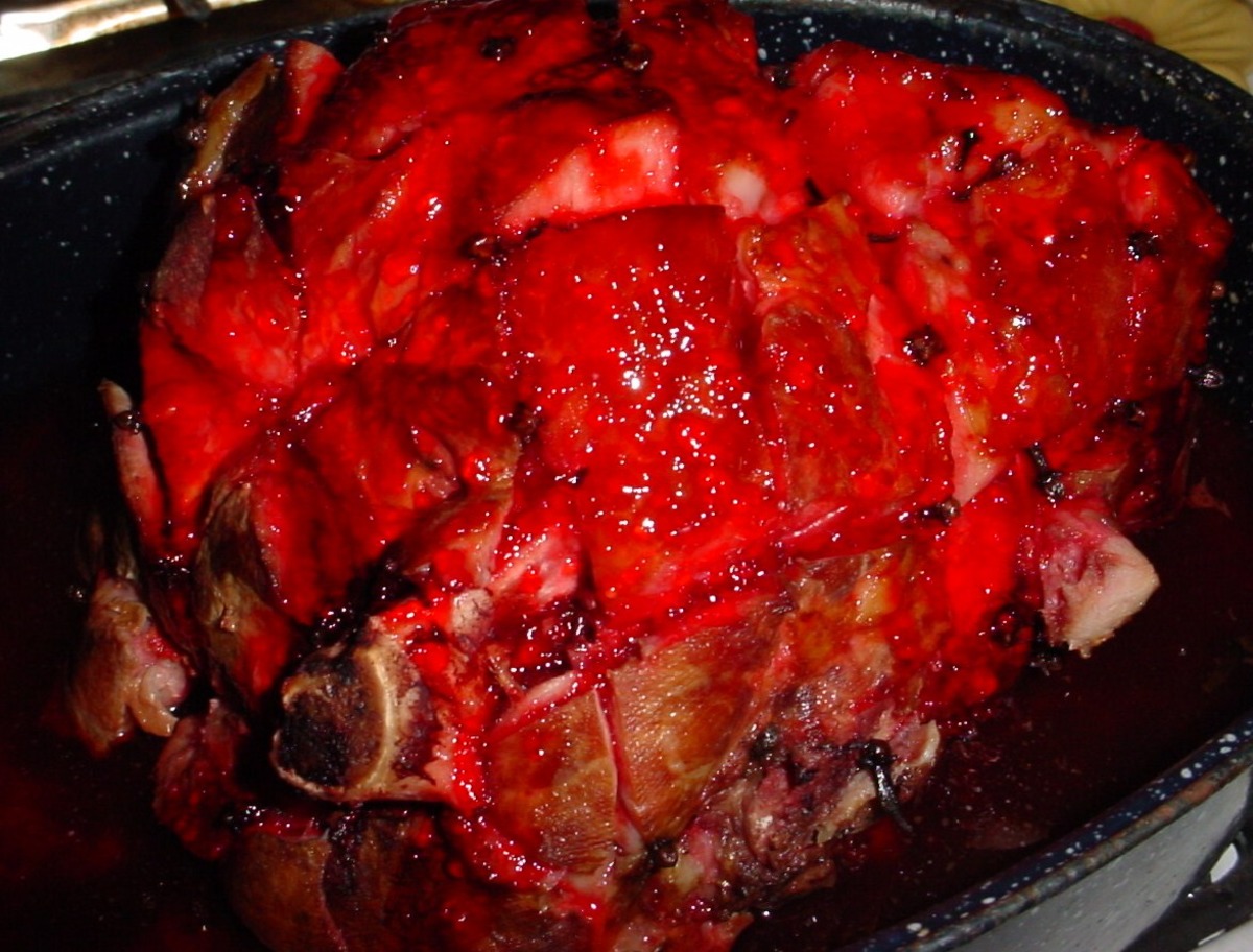 Candy Apple Glazed Ham