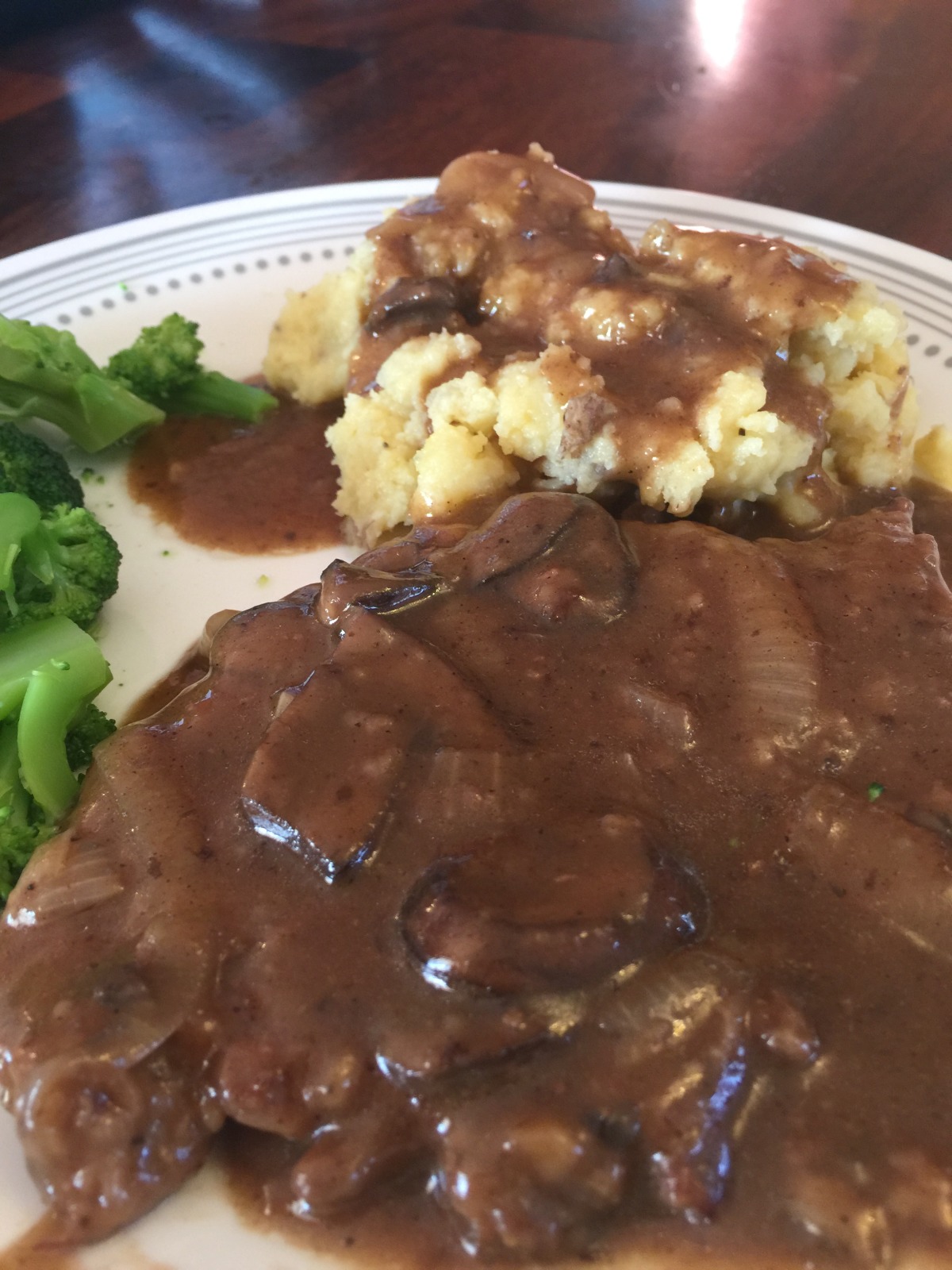 Smothered Steak - Grandbaby Cakes