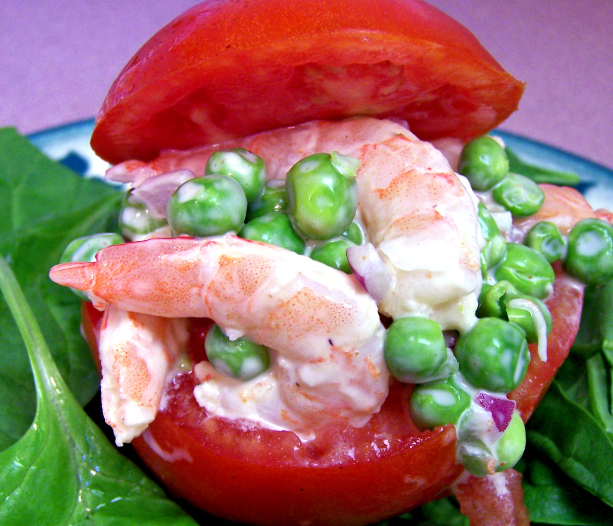 Easy Shrimp and Pea Salad image