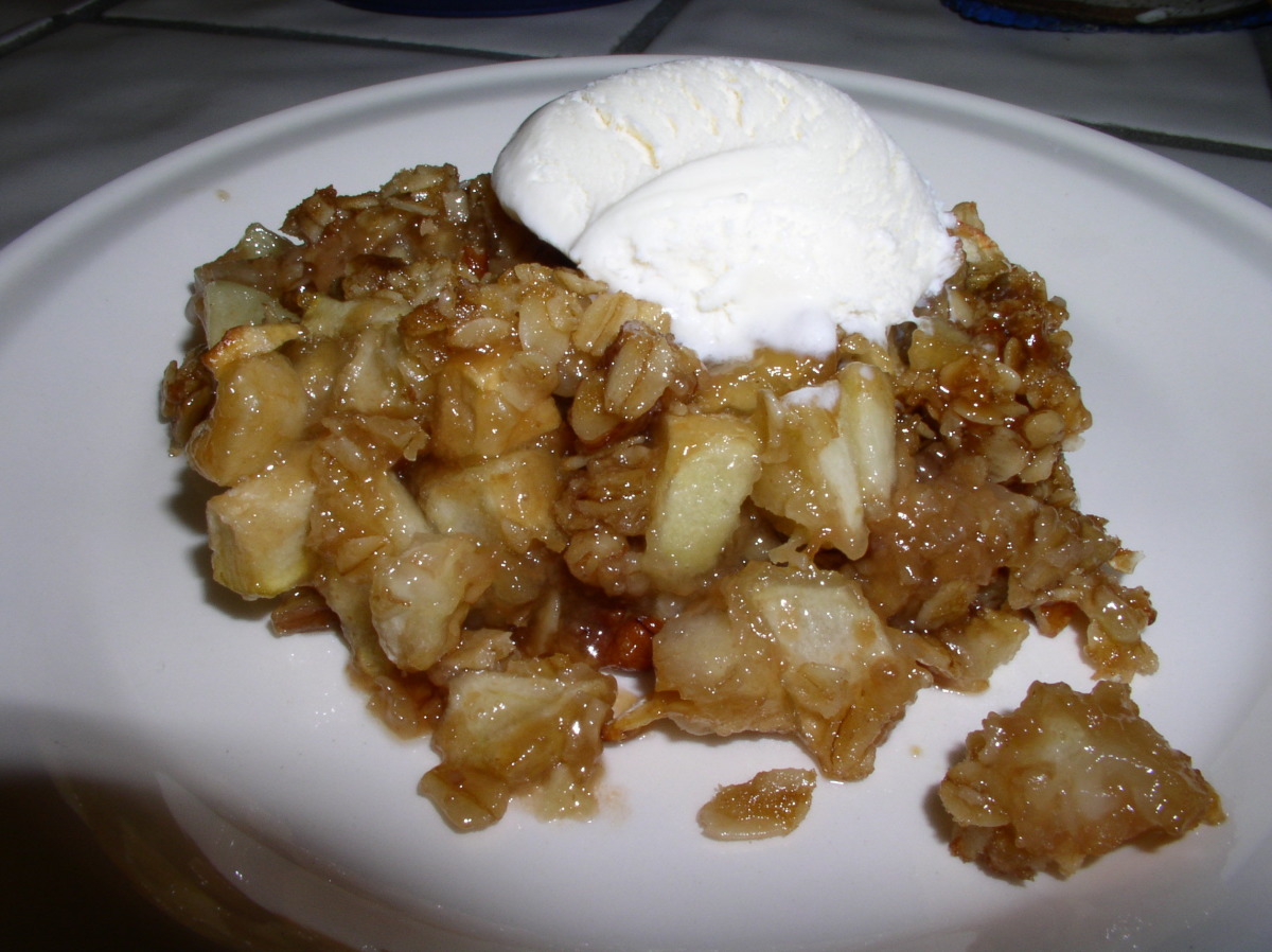 Caramel Apple Oat Squares