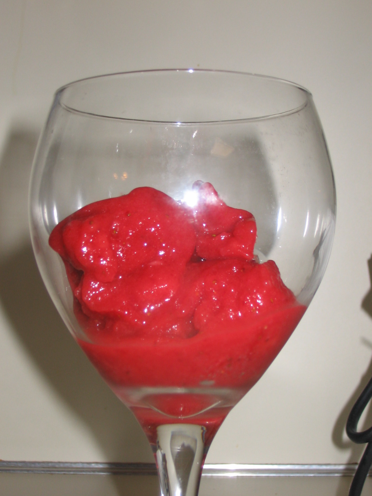 Fresh Strawberry Sorbet