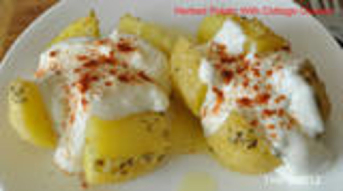 Herbed Potato With Cottage Cheese_image