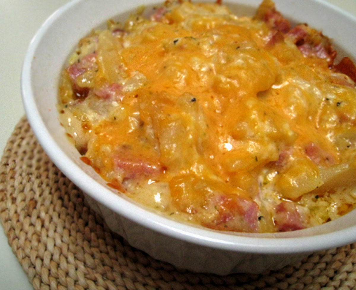 Scalloped Potatoes and Ham –