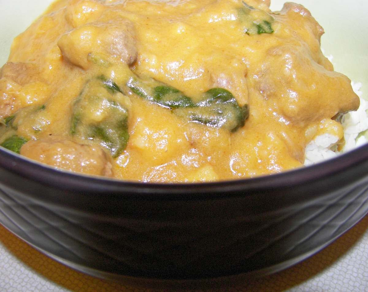 Easy Mild Thai Beef Curry