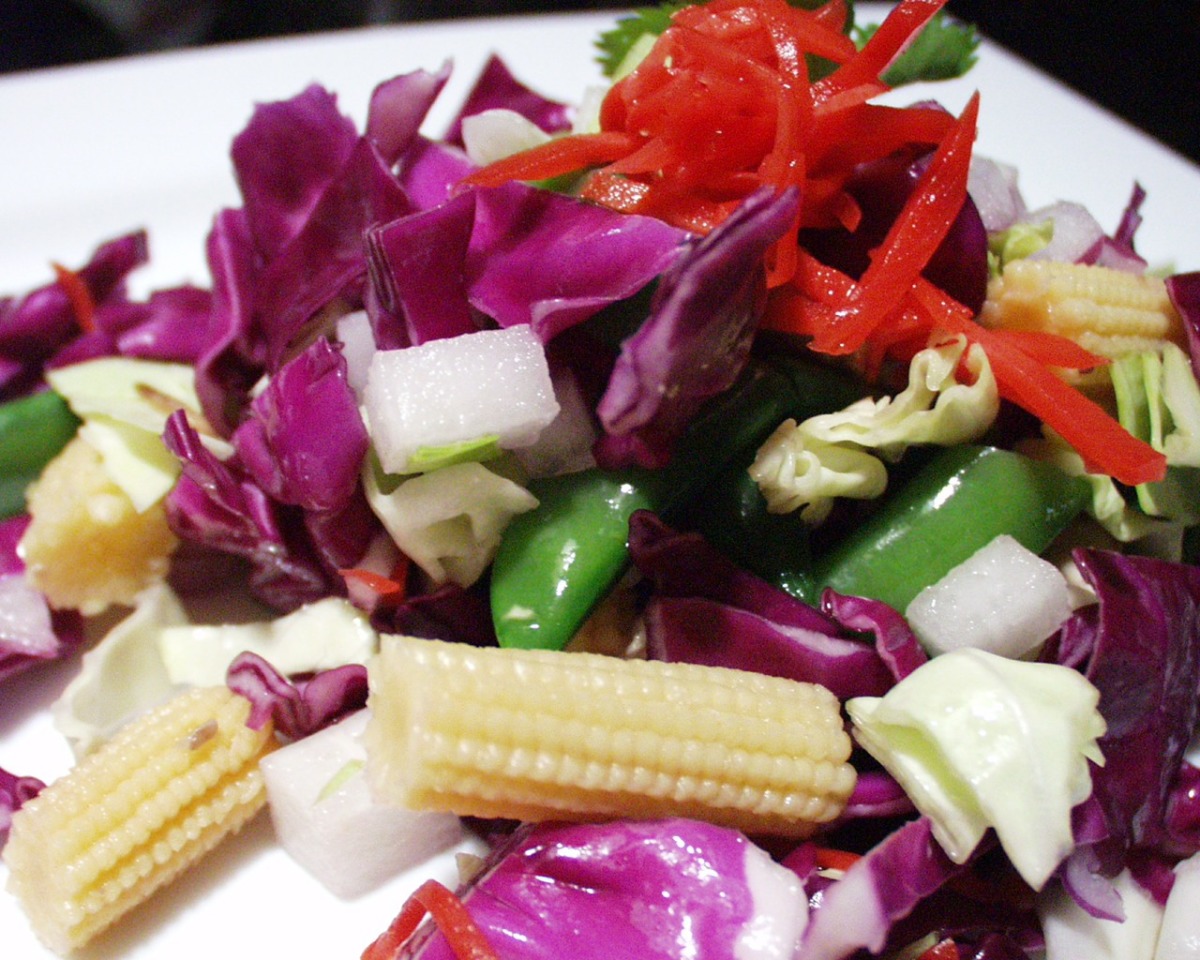 Asian Chopped Vegetable Salad_image