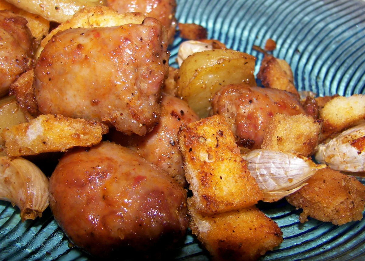 Baked Italian Sausage With Potatoes and Rosemary Recipe