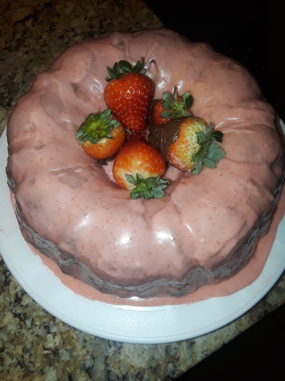 Strawberry Cream Cheese Pound Cake Recipe Food