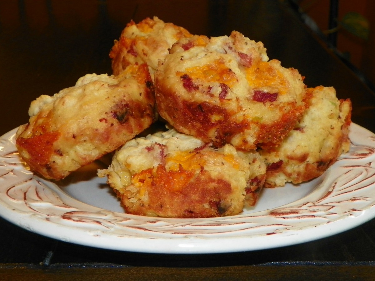 Ham and Cheddar Muffins image