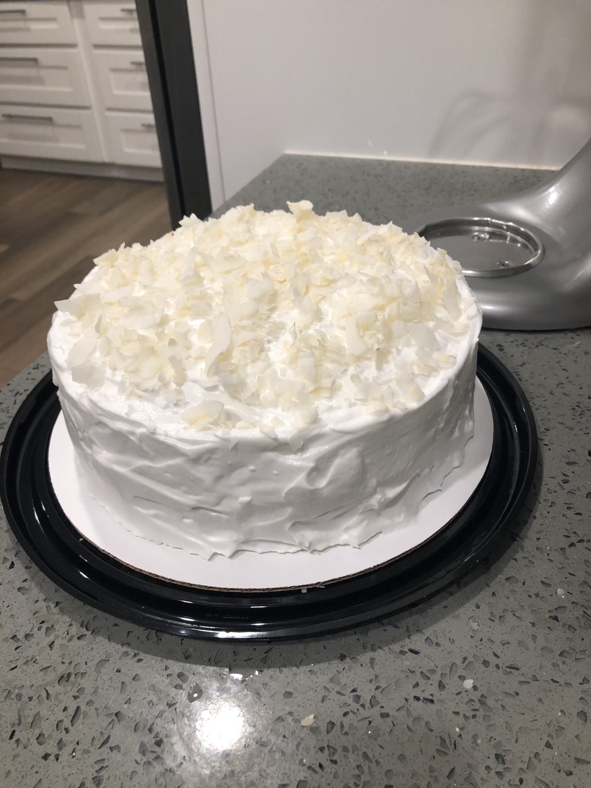 Double Coconut Cake With Fluffy Coconut Frosting
