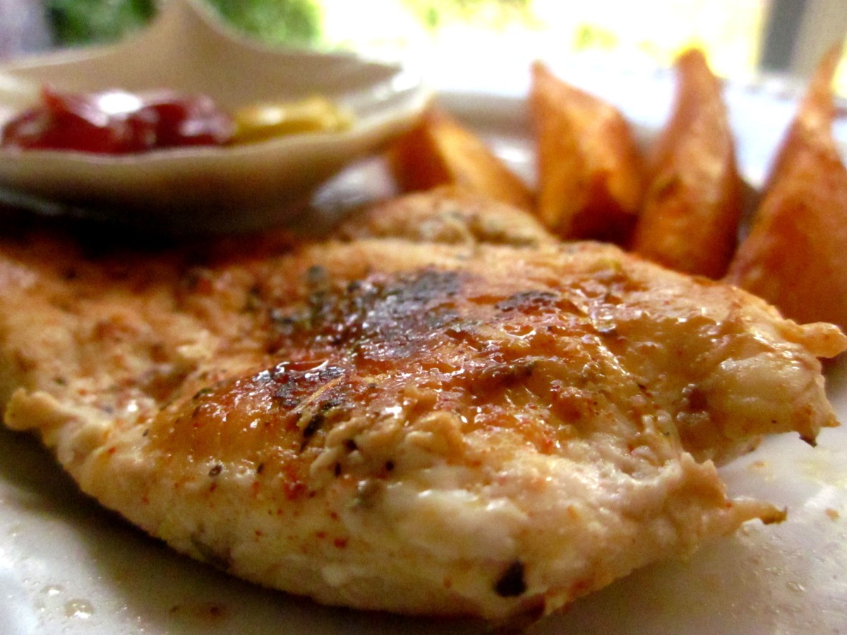 Cajun Chicken Fingers and Sweet-Potato Fries