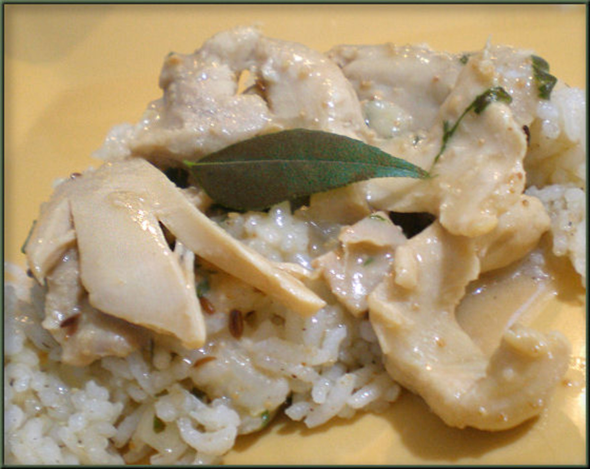 Mittu Cooking Love: White Chicken Gravy Made Indian Style