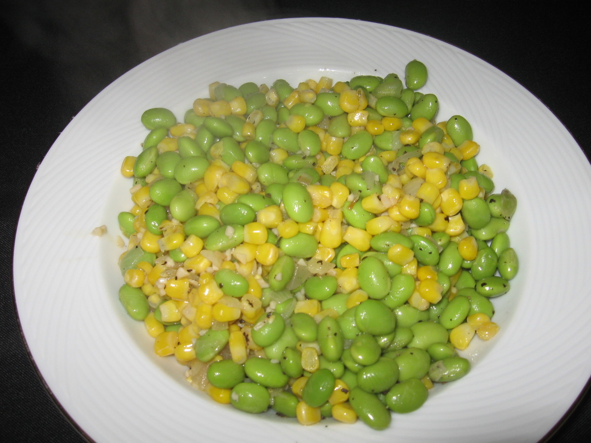 Edamame Succotash Recipe Food Com The red pepper brings out all. edamame succotash