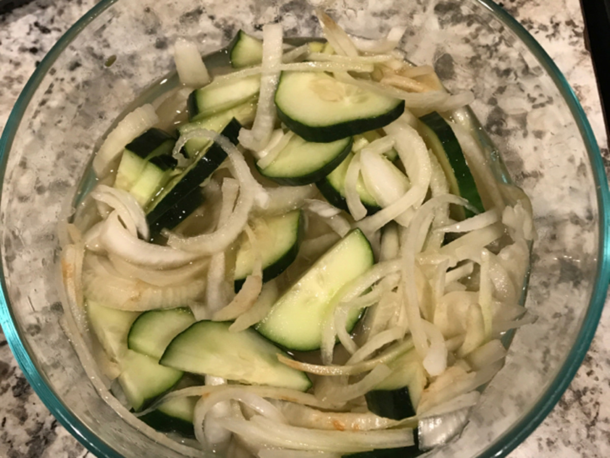 Quick Pickled Cucumber and Ginger_image