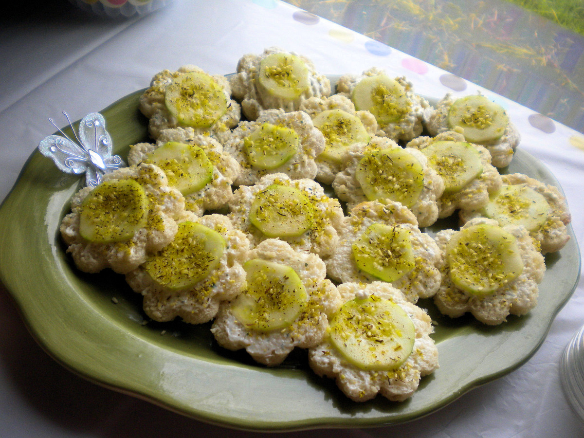 Cucumber Open Faced Sandwiches