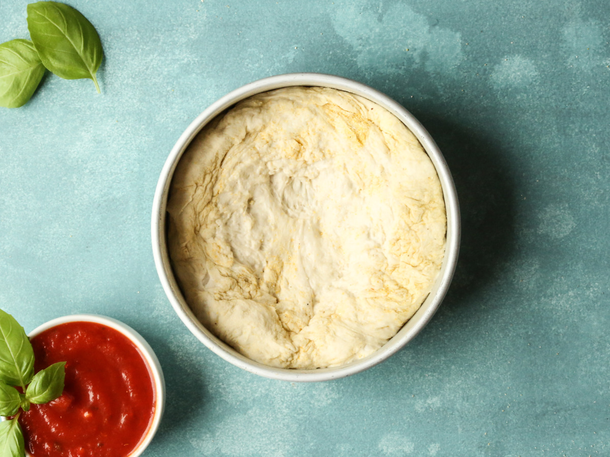 Chicago Style Deep-Dish Pizza Dough image