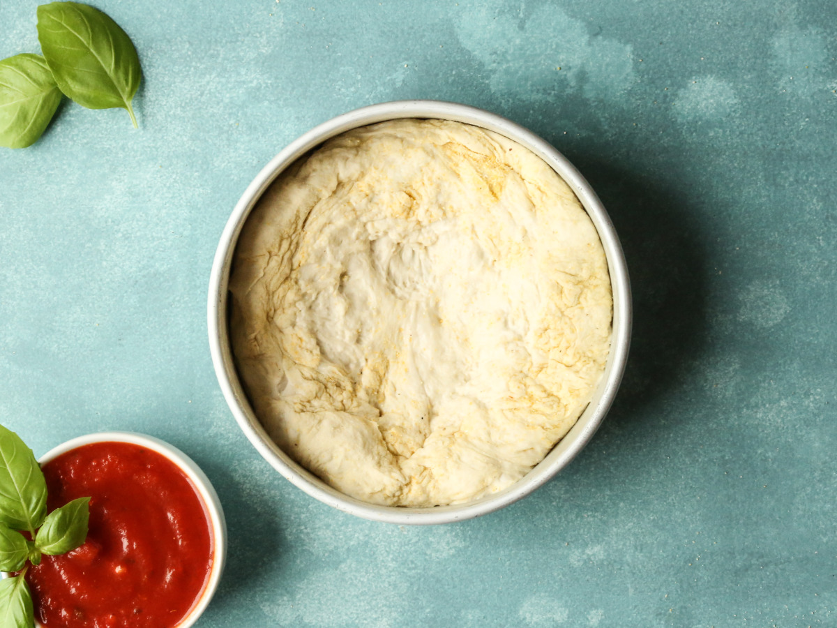 Easy Deep Dish Pizza Dough - The Café Sucre Farine