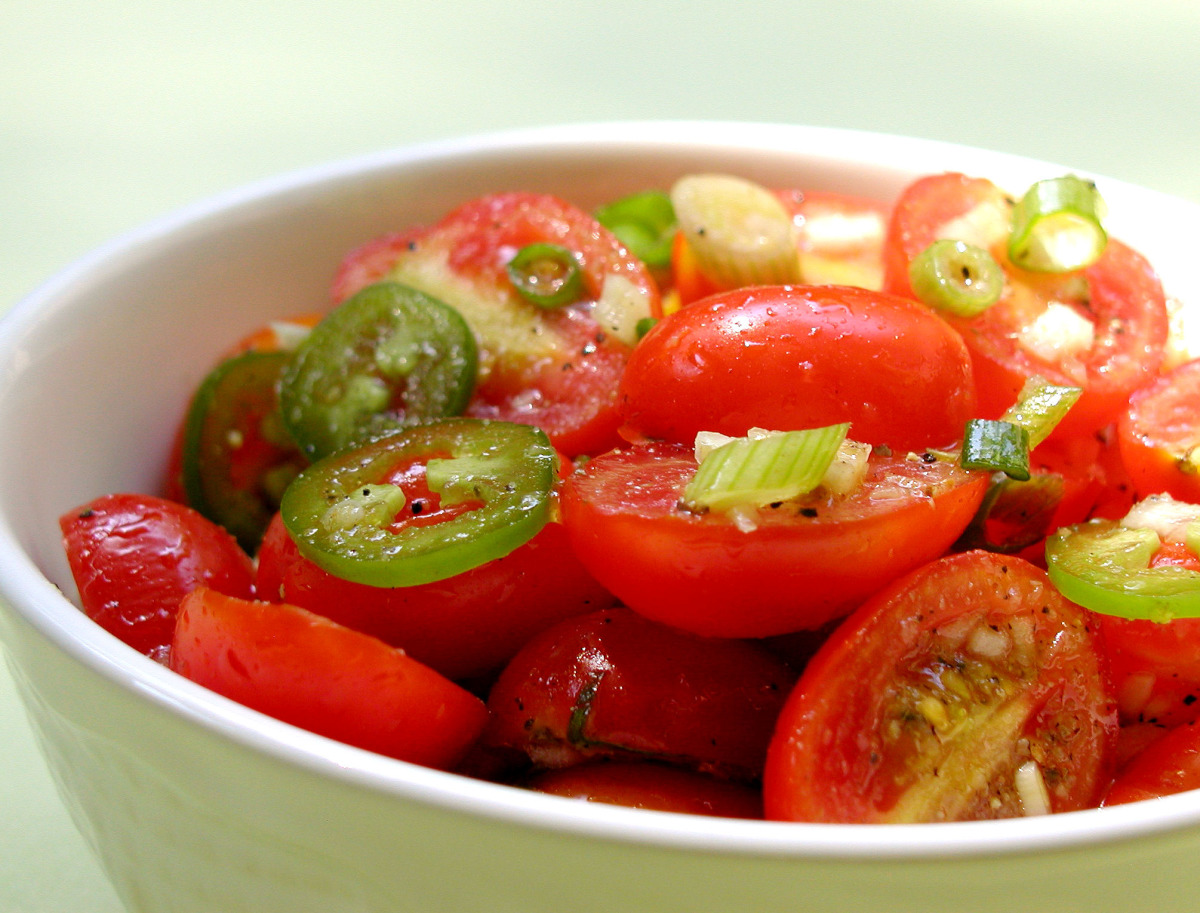 Spiced Marinated Tomatoes-image