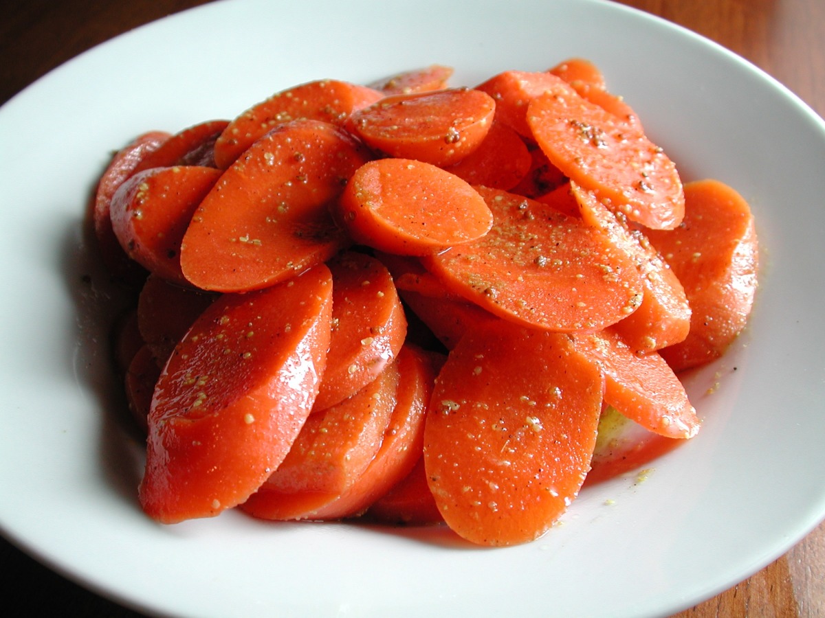 Cumin Spiced Honey Carrots With Lemon Coriander Vinaigrette