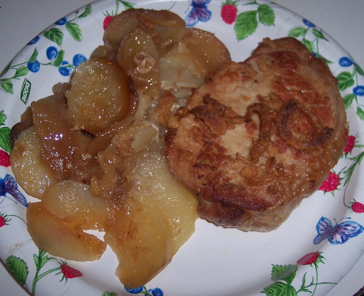 Pork Chops & French Fried Onions_image