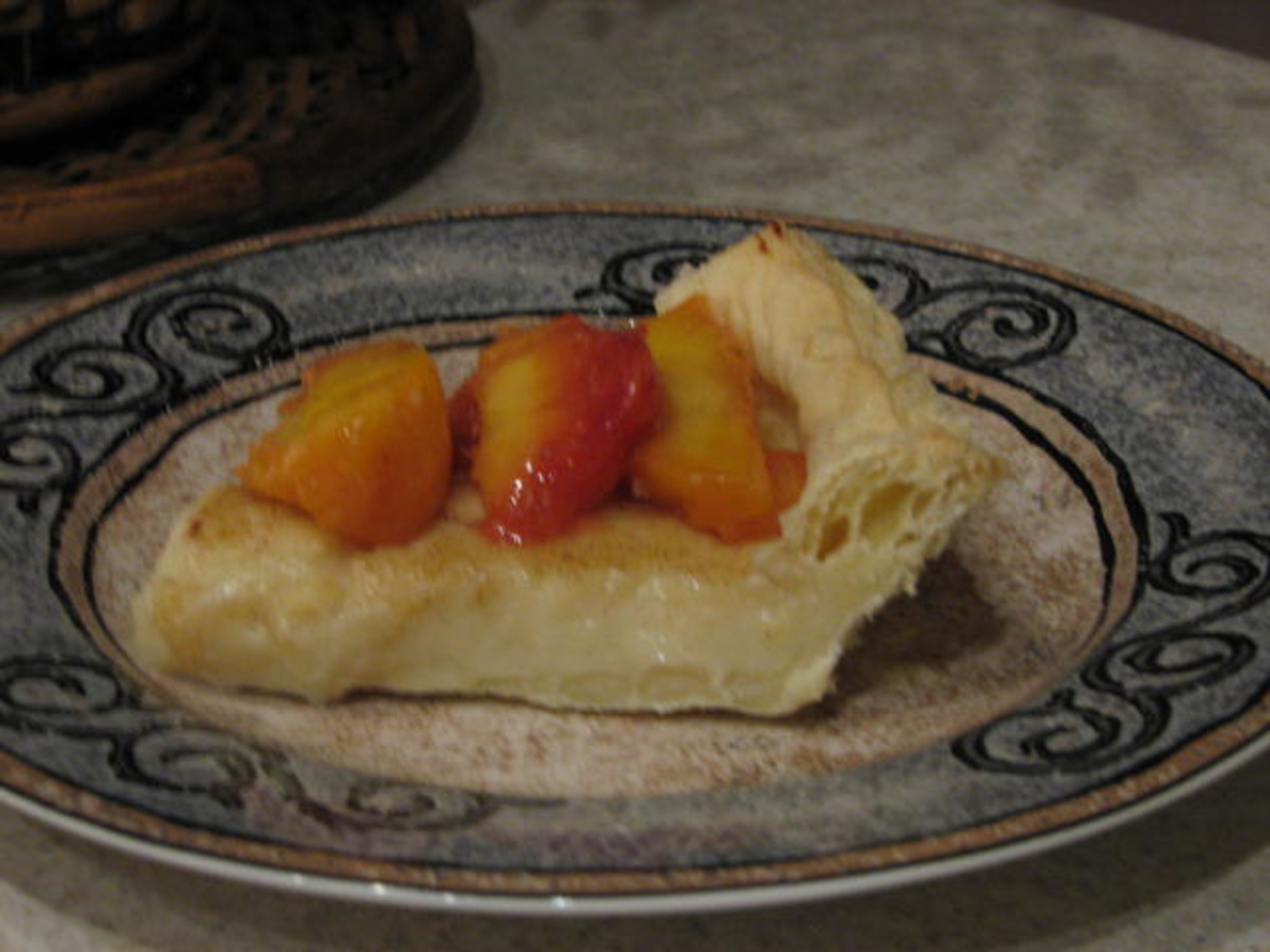 South African Melktert or Milk Tart (Custard Pie) image