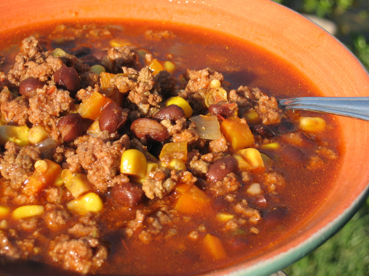 Salsa Beef Chili (Crock Pot) Recipe