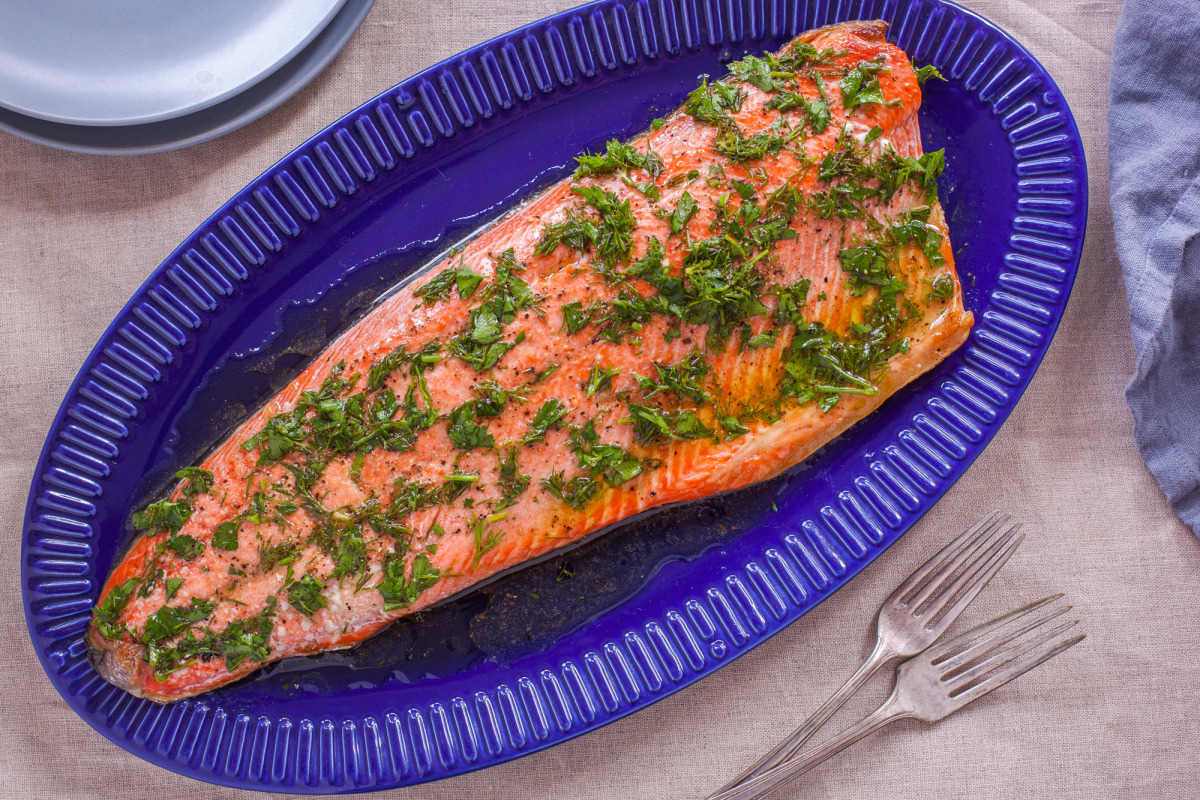 Cedar plank salmon dill cheap