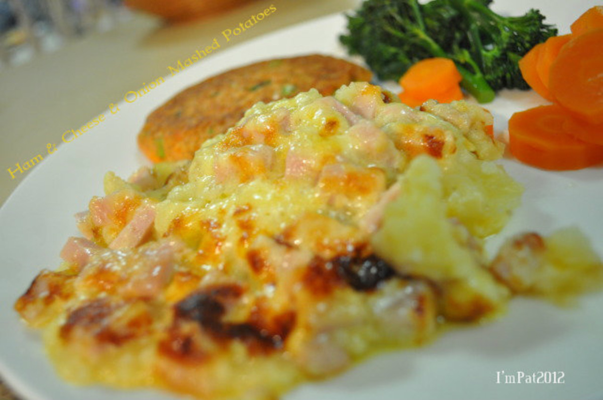 Ham & Cheese & Onion Mashed Potatoes Recipe - Food.com