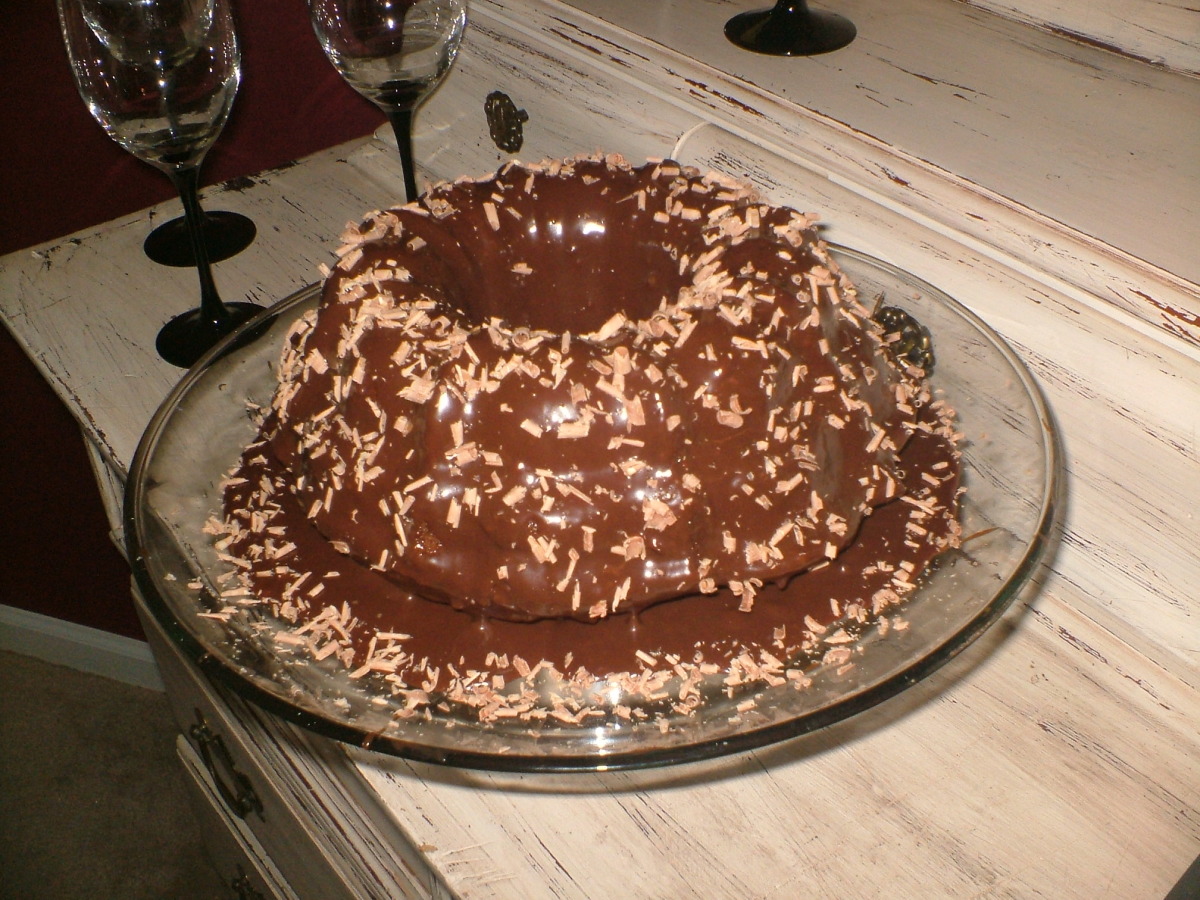German Chocolate Cake With Milk Chocolate Ganache