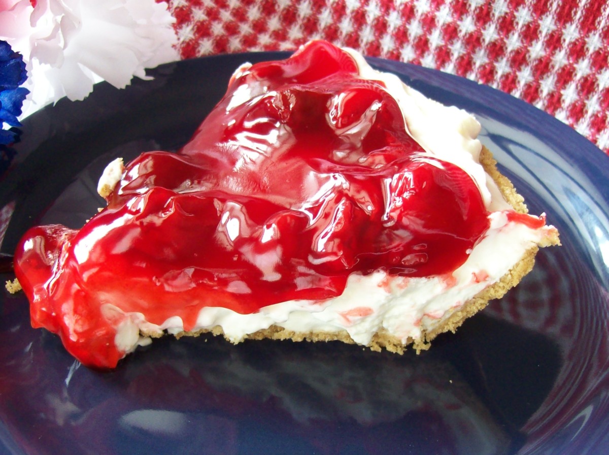 Easy Cherry or Blueberry Cream Pie (No-Bake)_image