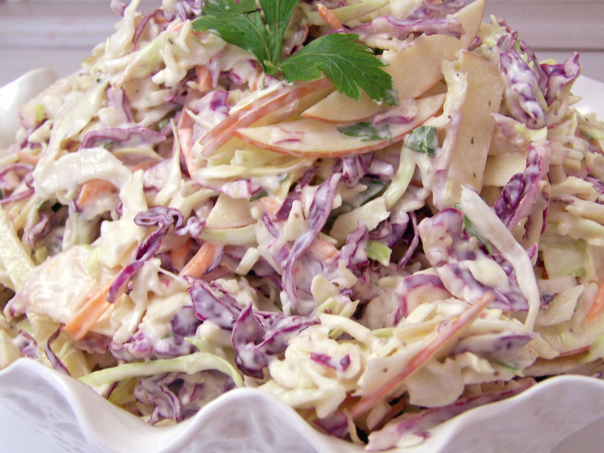 Cabbage and Apple Slaw image