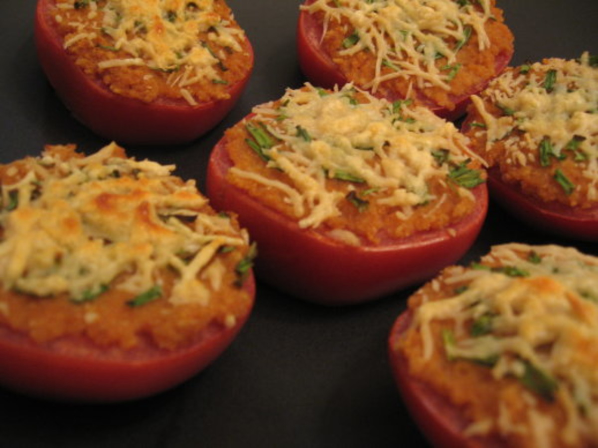 Broiled Tomatoes With Horseradish