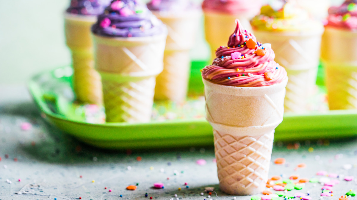Ice Cream Cone Cupcakes • Dance Around the Kitchen