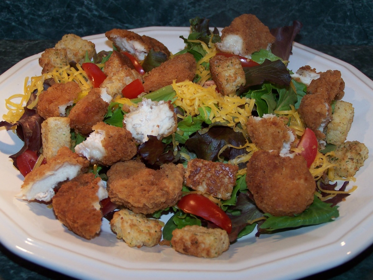 Easy Chicken Parmesan Salad