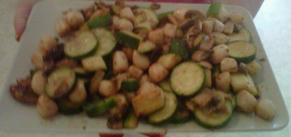 Scallops With Zucchini image