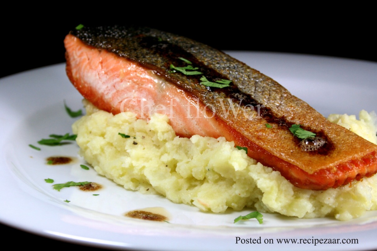 Salmon on Mash Mountain