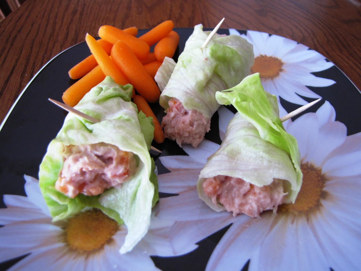 Tuna Salad Roll Ups (Fast, Light, Low-Carb, Snack) Recipe - Food.com