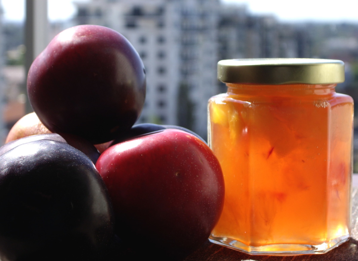 Microwave Ginger Plum Jam Recipe Food