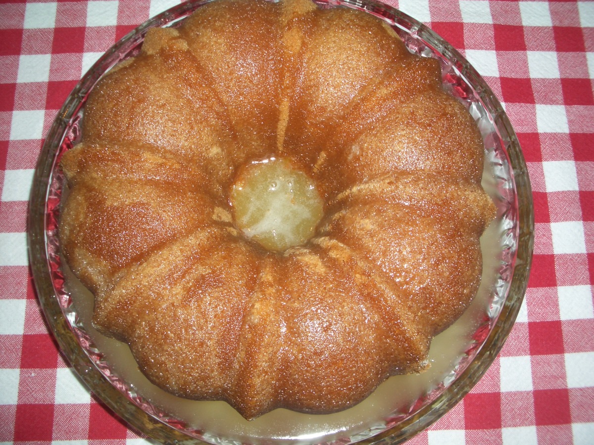 Rum Cake With Glaze Recipe